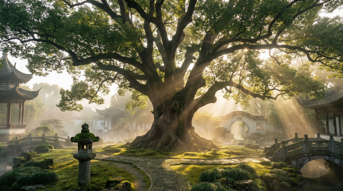 抖阴视频-千年古樟树